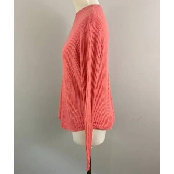 BP. Women's Pullover Sweater Large Coral Rose Tea NWT Long Sleeves Butter Soft - Picture 4 of 7